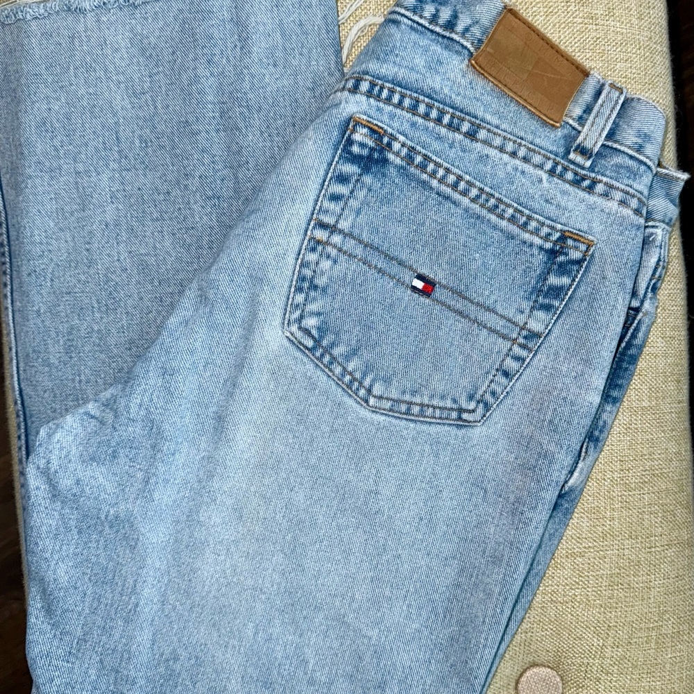 90s Vintage Tommy Hilfiger Blue Straight Jeans